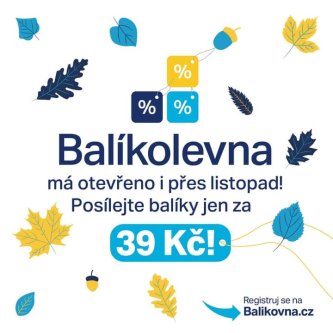 Balíkovna za 39,-Kč pokračuje !!!